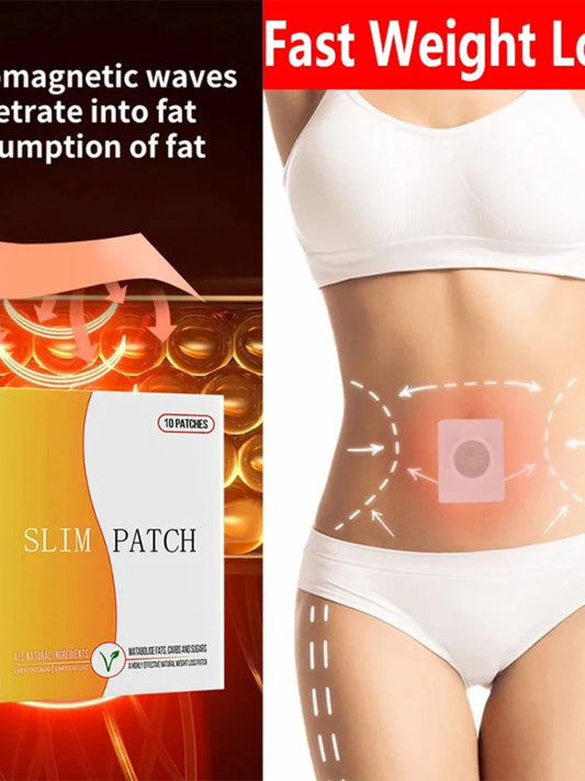 Magic Effective Weight Loss Patches Slimming Body Thighs Belly Arm Fast Burn Fat Products Body Massage Navel Patches